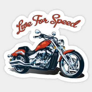 Live for speed Sticker